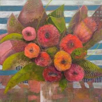 Schilderij getiteld "Be Love" door Sushma Legendre Mcintosh, Origineel Kunstwerk, Acryl