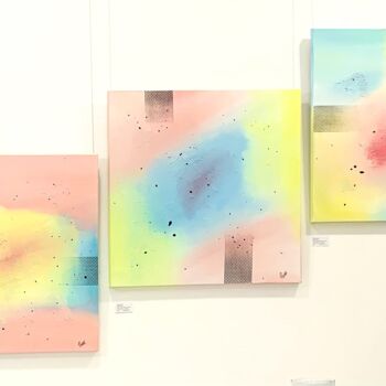 「ECLAIRCISSANT 1, 2,…」というタイトルの絵画 Rick Smithによって, オリジナルのアートワーク, アクリル