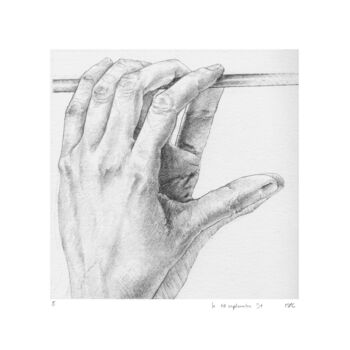 图画 标题为“dessins 15x15 #94 m…” 由Marie-Pascale Corcuff, 原创艺术品, 铅笔