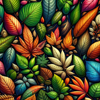 Grafika cyfrowa / sztuka generowana cyfrowo zatytułowany „Nature's Mosaic: A…” autorstwa Alberto Capitani, Oryginalna praca,…