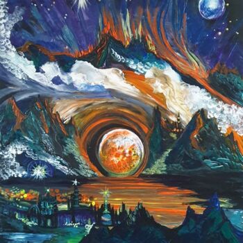 「Prophecy」というタイトルの絵画 Barbara Fuhrmannによって, オリジナルのアートワーク, アクリル