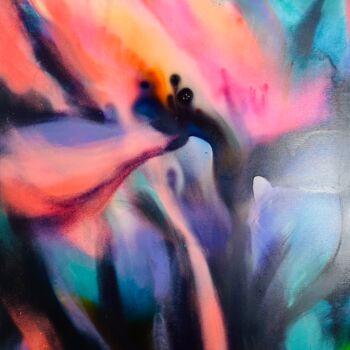 Pittura intitolato "Gimme Life!" da Miriam Smidt, Opera d'arte originale, Acquarello Montato su Telaio per barella in legno