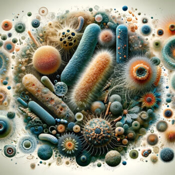 「Hidden Universe: Th…」というタイトルのデジタルアーツ Alberto Capitaniによって, オリジナルのアートワーク, AI生成画像