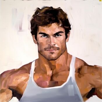 Peinture intitulée "PAVEL" par Anthony Wittaker, Œuvre d'art originale, Acrylique