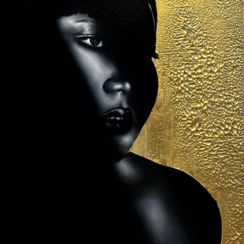 Pintura intitulada "From the Shadows" por Chelsea Nicole, Obras de arte originais, Óleo