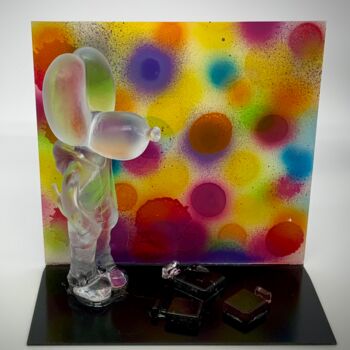Sculpture intitulée "Les odeurs de parfum" par Pepe22, Œuvre d'art originale, Résine