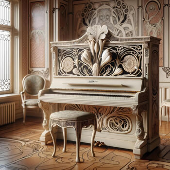 Digital Arts titled "Elegance in Harmony…" by Alberto Capitani, Original Artwork, AI generated image