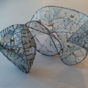 Sculpture titled "Chat" by Coco Vewenda, Original Artwork, Metals