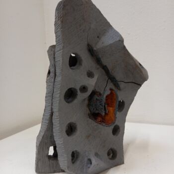Sculpture titled "Objet 6" by Coco Vewenda, Original Artwork, Metals