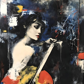 Digital Arts με τίτλο "... Musicians" από Kyozai, Αυθεντικά έργα τέχνης, Εικόνα που δημιουργήθηκε με AI