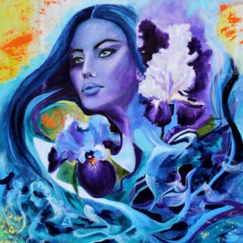 "Soul of the Lily" başlıklı Tablo Mónika Katalin Pál tarafından, Orijinal sanat, Petrol