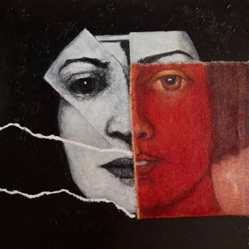 Painting titled "Addition" by Muberra Karamanoglu, Original Artwork, Acrylic