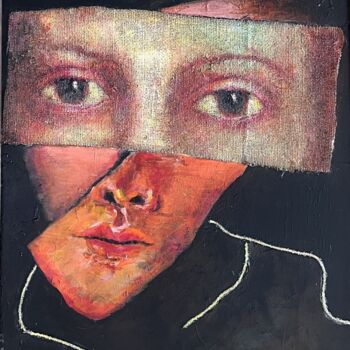 Painting titled "In Your Eyes" by Muberra Karamanoglu, Original Artwork, Acrylic
