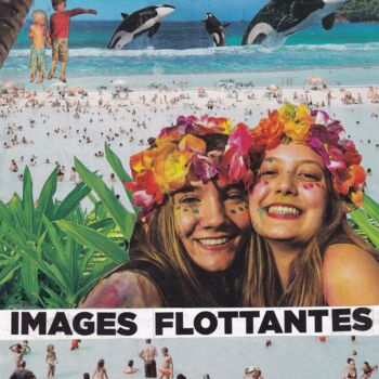 Collages titled "Images flottantes" by Emilie Desault, Original Artwork, Collages