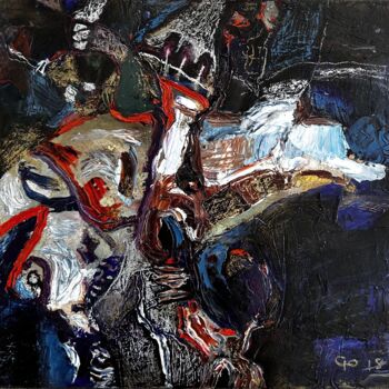 "Fall of the past" başlıklı Tablo Stanislav Yushkov tarafından, Orijinal sanat, Petrol Ahşap Sedye çerçevesi üzerine monte e…
