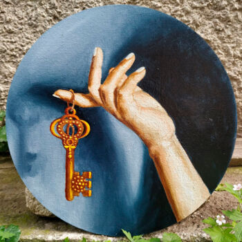 「Keys 2」というタイトルの絵画 Svitlana Barabashによって, オリジナルのアートワーク, オイル