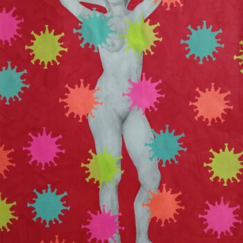 Painting titled "Damien Hirst 2" by Kyrylo Bondarenko, Original Artwork, Acrylic