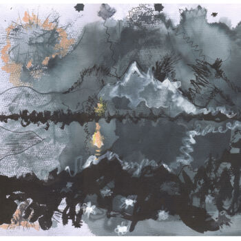 图画 标题为“A place where we'll…” 由Daria Doubovik, 原创艺术品, 墨