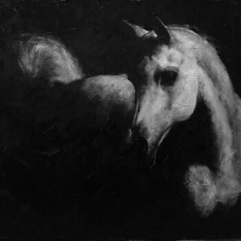 「Disappearing 2」というタイトルの絵画 Svitlana Barabashによって, オリジナルのアートワーク, オイル