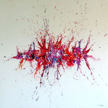 Pintura titulada "KISS" por Dunc Ebedes, Obra de arte original, Acrílico Montado en Bastidor de camilla de madera