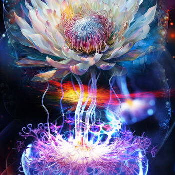 Digital Arts titled "Refractive" by Vyctoire Sage, Original Artwork, Photo Montage
