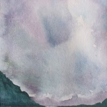 Peinture intitulée "Polynesian skies 5" par Paul Mckee, Œuvre d'art originale, Aquarelle