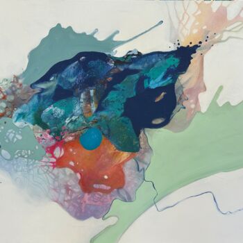 Pintura titulada "Undercurrent" por Marion Wood, Obra de arte original, Acrílico