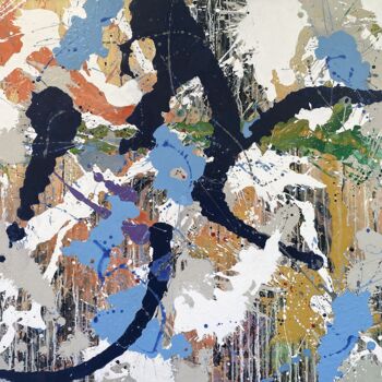 Pintura titulada "Entangled Life" por Marion Wood, Obra de arte original, Acrílico