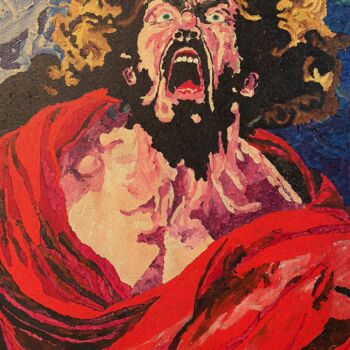 绘画 标题为“Rage - Featured in…” 由Timothy Colomer, 原创艺术品, 丙烯 安装在木质担架架上