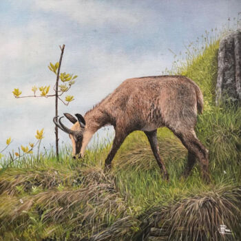 Peinture intitulée "Freedom in the Wild" par Nuwan Darshana, Œuvre d'art originale, Acrylique