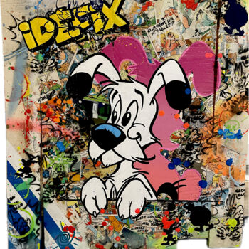 Peinture intitulée "Tableau Pop Art Idé…" par Vincent Streiff, Œuvre d'art originale, Acrylique