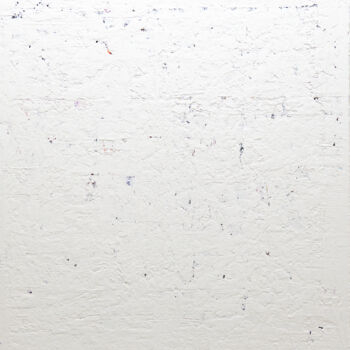 Painting titled "Whiteout" by Björn Wiedemann, Original Artwork, Acrylic Mounted on Wood Stretcher frame