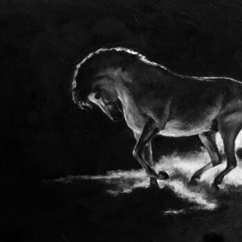 「Disappearing 3」というタイトルの絵画 Svitlana Barabashによって, オリジナルのアートワーク, オイル