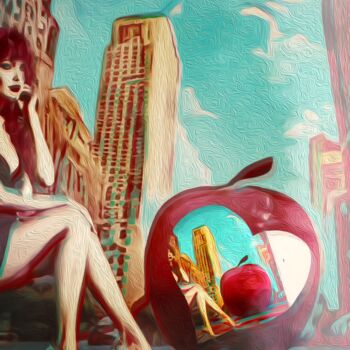 Artes digitais intitulada ""In the heart of th…" por Alexandra Bloodworth, Obras de arte originais, colagem digital