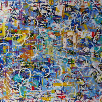 Pintura titulada "Homeless Jack" por Dunc Ebedes, Obra de arte original, Acrílico Montado en Bastidor de camilla de madera
