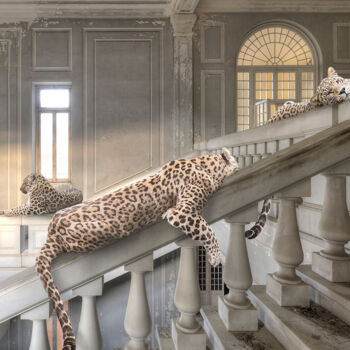Fotografie mit dem Titel "Leopards Never Lose…" von Cheraine Collette, Original-Kunstwerk, Digitale Malerei Auf Andere starr…