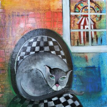 Le chat gris