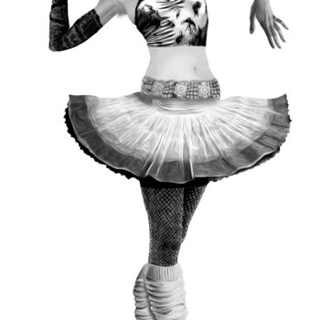 Pintura titulada "ECLEPTICA BALLERINA" por Crespo Art Studio Francisco Crespo, Obra de arte original, Acrílico