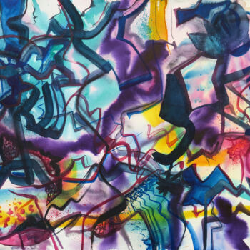 Painting titled "Watercolor nº61" by Julian Garcia-Viso, Original Artwork, Watercolor