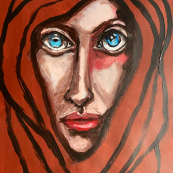 Painting titled "Enchanting" by Anna Maria Valesova, Original Artwork, Acrylic