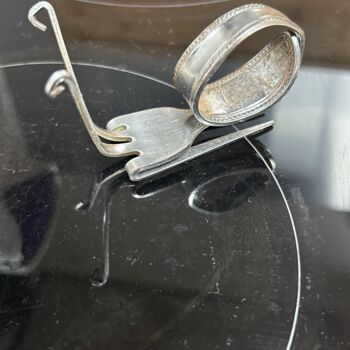 Sculpture intitulée "Cagouille" par Pascal Vignon, Œuvre d'art originale, Acier inoxydable