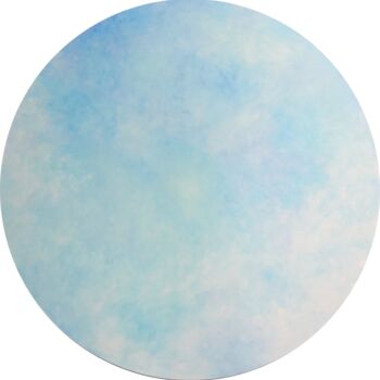 Pintura titulada "Paisaje de cielo I:…" por Cristina Del Rosso, Obra de arte original, Oleo