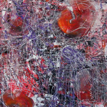 Painting titled "Steadfast Woman" by Dunc Ebedes, Original Artwork, Acrylic Mounted on Wood Stretcher frame