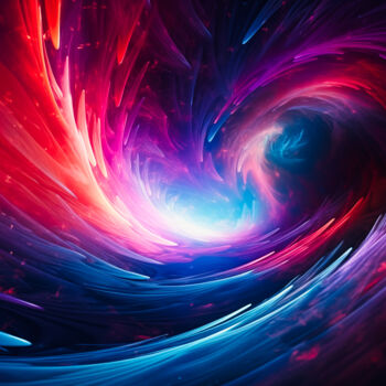 数字艺术 标题为“Enter The Vortex” 由Paolo Chiuchiolo, 原创艺术品, AI生成的图像