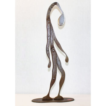 Sculptuur getiteld "Lassitude" door Jean-Bernard Legendre, Origineel Kunstwerk, Metalen
