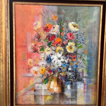 Peinture intitulée "Bovqvet 2" par Pierre Baldi, Œuvre d'art originale, Huile