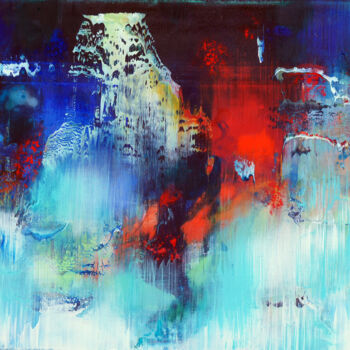 Painting titled "...Ohne Titel..." by Konstantin Grabowski, Original Artwork, Oil Mounted on Wood Stretcher frame