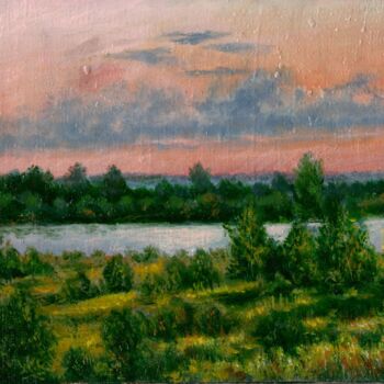 Painting titled "Peace in the Soul /…" by Vladimir Abaimov, Original Artwork, Oil