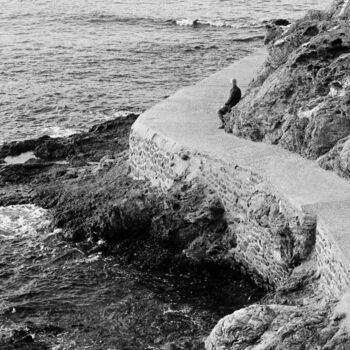 Photographie intitulée "Solitude au Bord de…" par Bastien Galiana, Œuvre d'art originale, Photographie argentique
