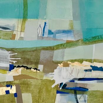 Peinture intitulée "Horizons in Motion…" par Maria Martin, Œuvre d'art originale, Acrylique